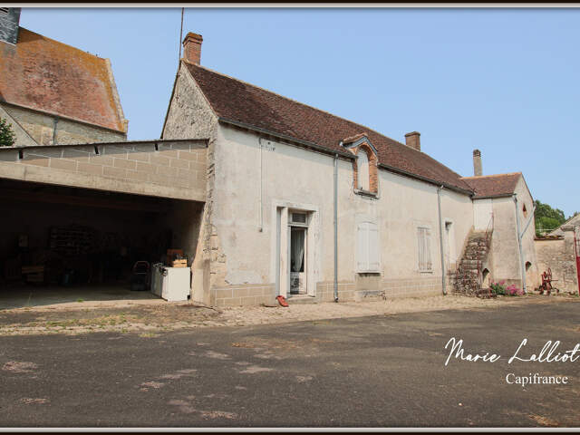 Corps de Ferme à vendre 9 pièces LA NEUVILLE SUR ESSONNE (45), Grange, Terrain Clos — photo du bien