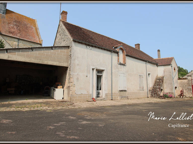 Corps de Ferme à vendre 9 pièces LA NEUVILLE SUR ESSONNE (45), Grange, Terrain Clos — photo 1