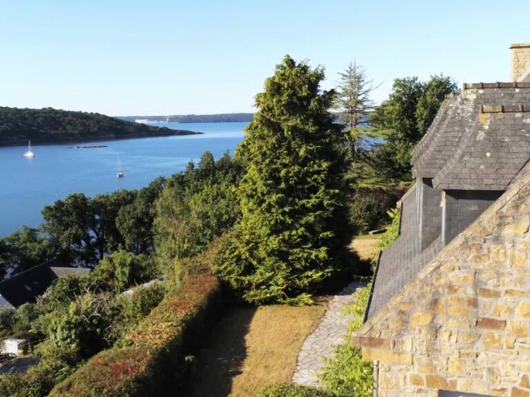 BRETAGNE, FINISTERE, PLOUGASTEL DAOULAS, EMPLACEMENT DISCRET, CONFIDENTIEL, NEO BRETONNE, LITTORAL, VUE MER, SOUS-SOL COMPLET, SANS VIS À VIS, TERRAIN, RÉNOVATION — photo 1