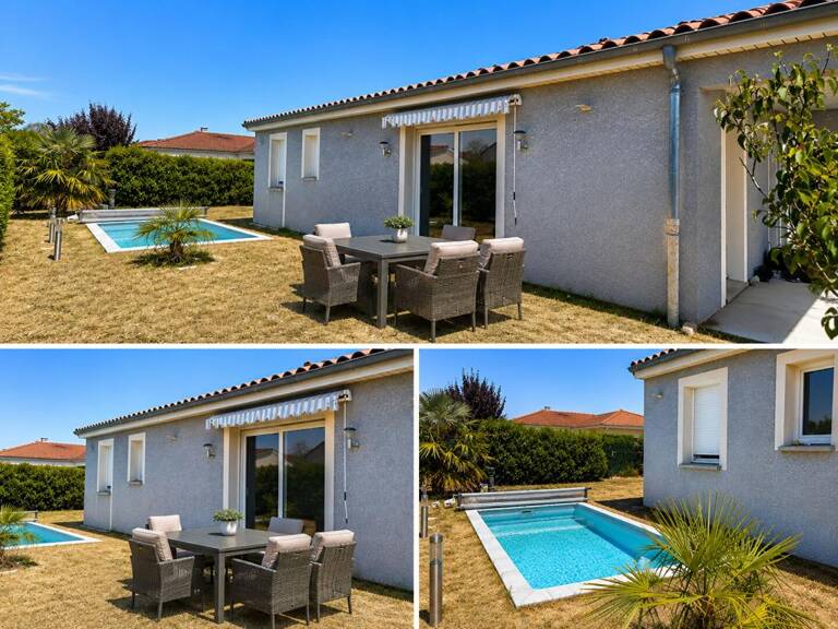 Renaison , maison plain-pied avec piscine — photo 1