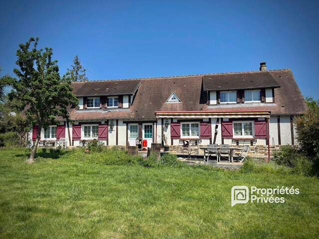 MESNILS-SUR-ITON LONGÈRE DE 160 m², PISCINE, DÉPENDANCES, CADRE BUCOLIQUE - 279 900  HAI — photo du bien