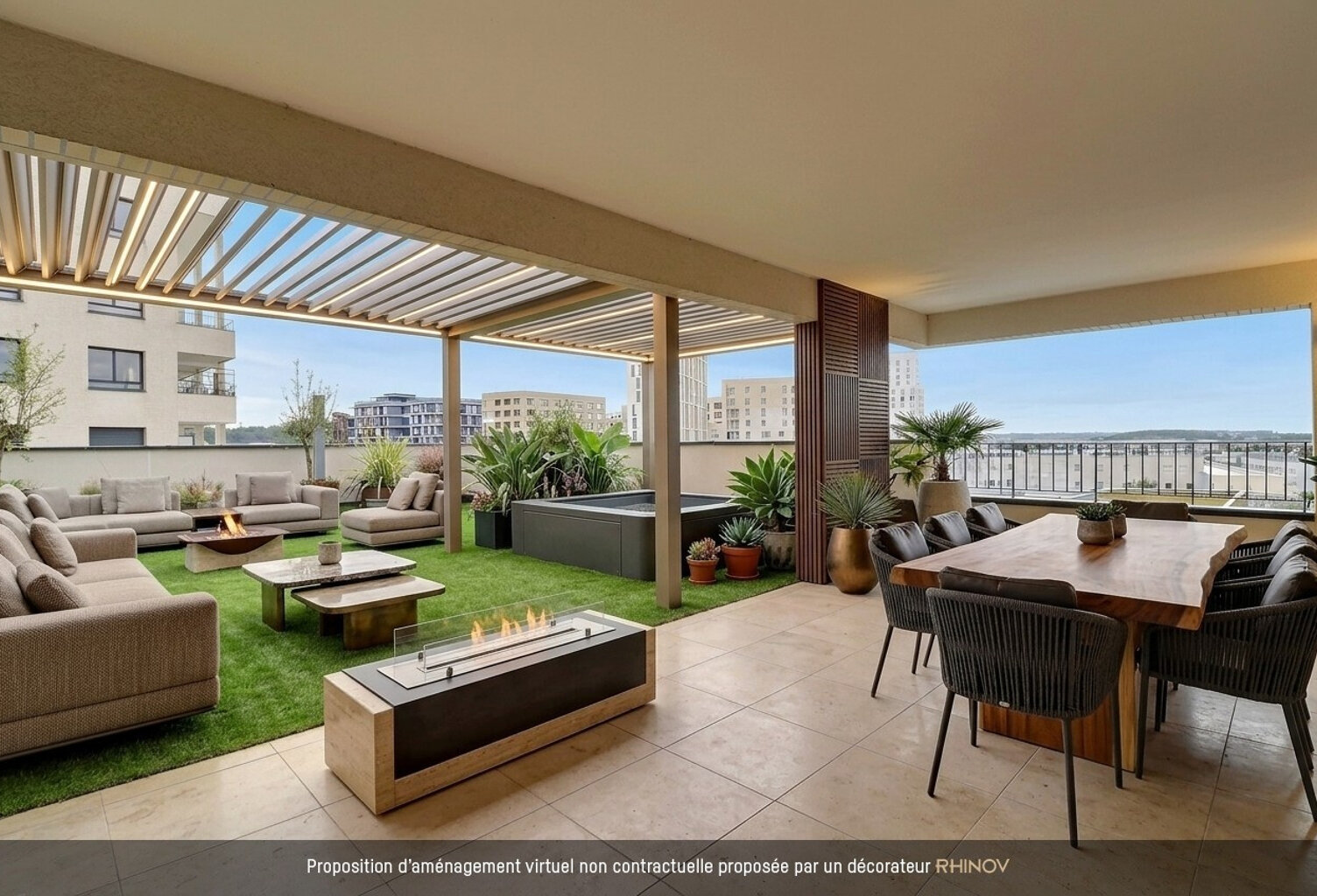 BORDEAUX - TERRASSE EXCEPTIONNELLE DE 100 m2 - APPARTEMENT — photo 1