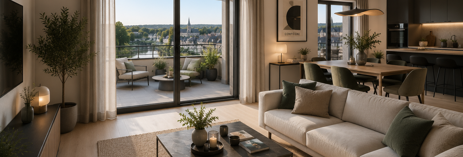 Appartement 2 Pièces 70 m² à vendre à Compiègne (60200)