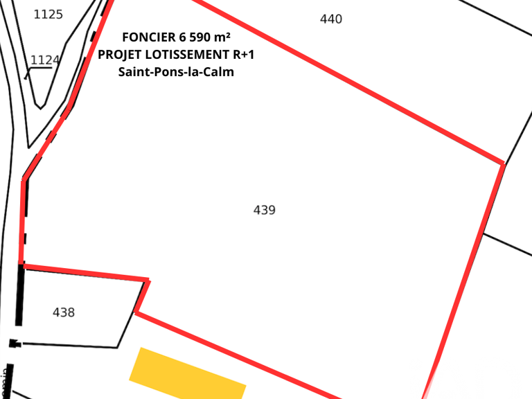 Vente Terrain à bâtir 6 590 m&sup2; — photo 1