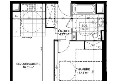 Appartement 2 pièces 205000 €