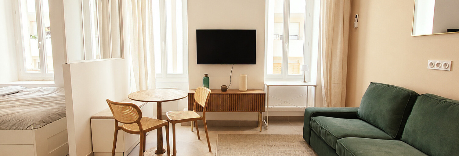 Appartement 2 Pièces 28 m² à louer à Marseille 8 (13008)