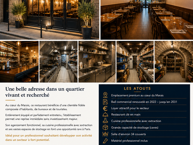 Vente Restaurant 70 m&sup2; — photo 1