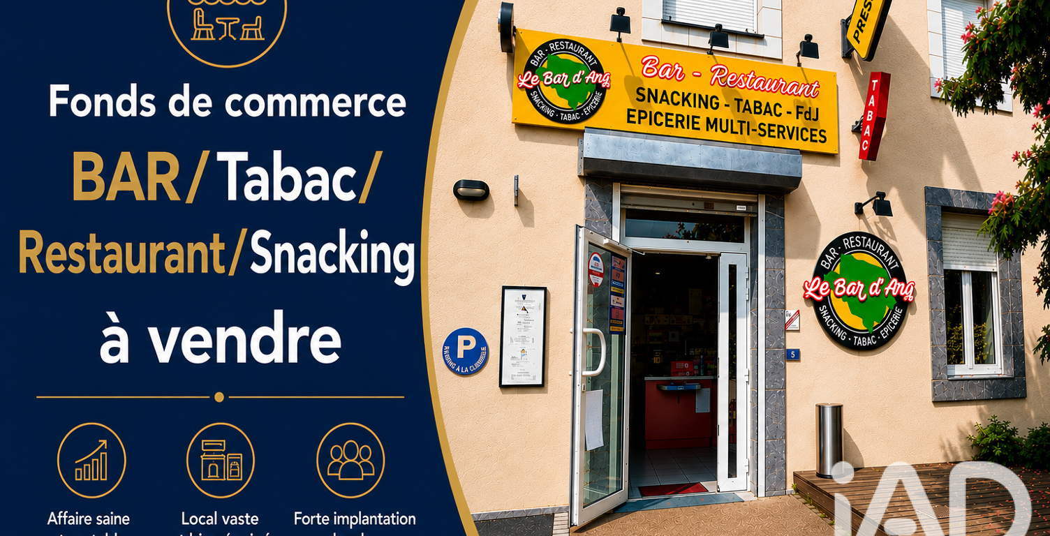 Vente Bar, Brasserie, Tabac 349 m&sup2; — photo 1