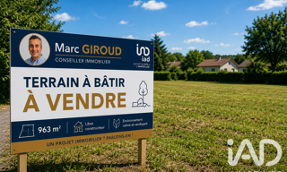 Terrain  963 m² à vendre à Lespinasse (31150)