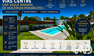 Maison 9 Pièces 195 m² à vendre à Vias (34450)