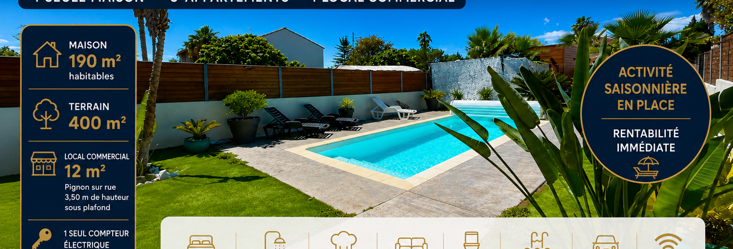Maison 9 Pièces 195 m² à vendre à Vias (34450)