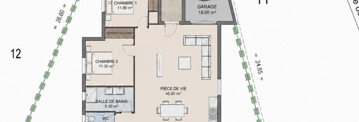 Terrain  550 m² à vendre à Mouilleron-le-Captif (85000)