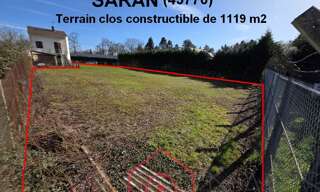 Terrain  1190 m² à vendre à Saran (45770)