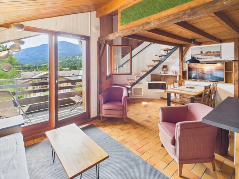 Haute Savoie (74), à vendre SAMOENS - Domaine skiable Grand Massif - Appartement T2 bis + 2 mezzanines — photo 1