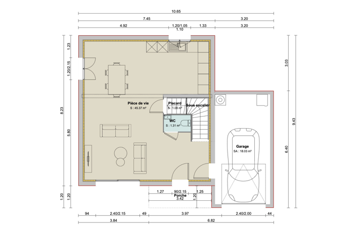 Vente maison 4 pièces 80 m² Roche (38090) — photo 5