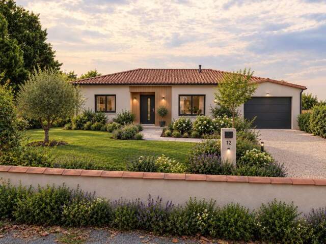 Terrain constructible 1 037 m² — photo du bien