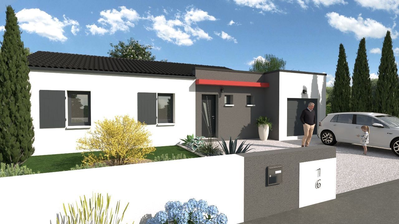 Projet de construction d'une maison 95 m² avec terrain à ANGLIERS (17)