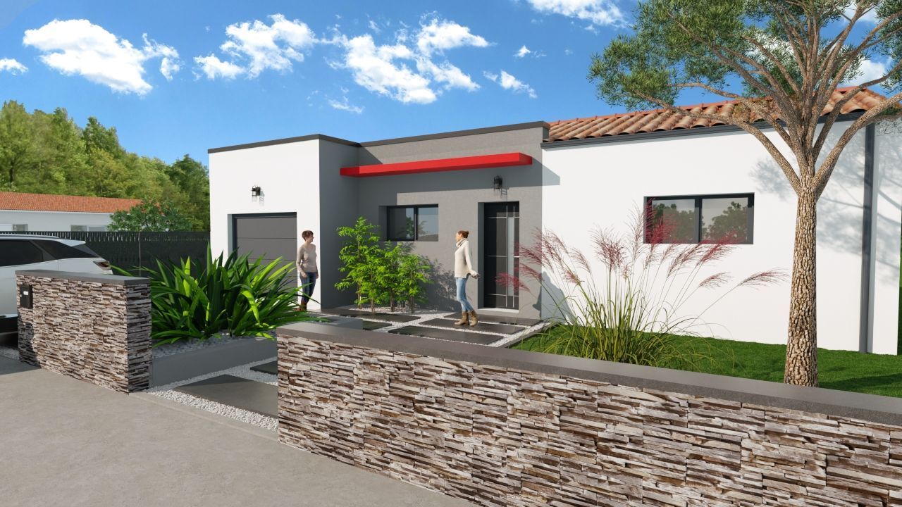 Projet de construction d'une maison 110 m² avec terrain à ANGLIERS (17)