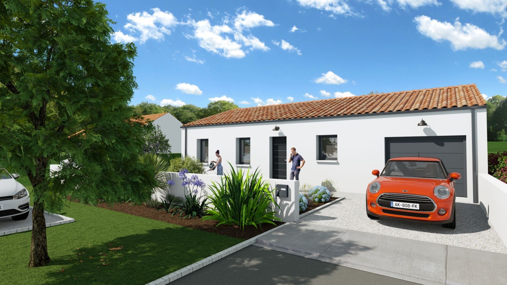 Projet de construction d'une maison 73 m² avec terrain à BALLON (17)