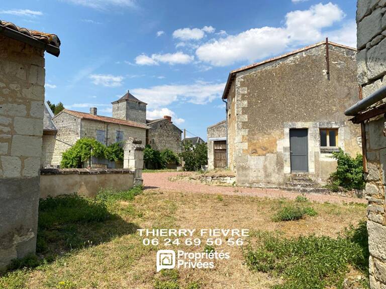 A VENDRE CURÇAY SUR DIVE - ENSEMBLE IMMOBILIER  RÉNOVÉ ET À RÉNOVER SUR 1500 M2  DE TERRAIN — photo 1
