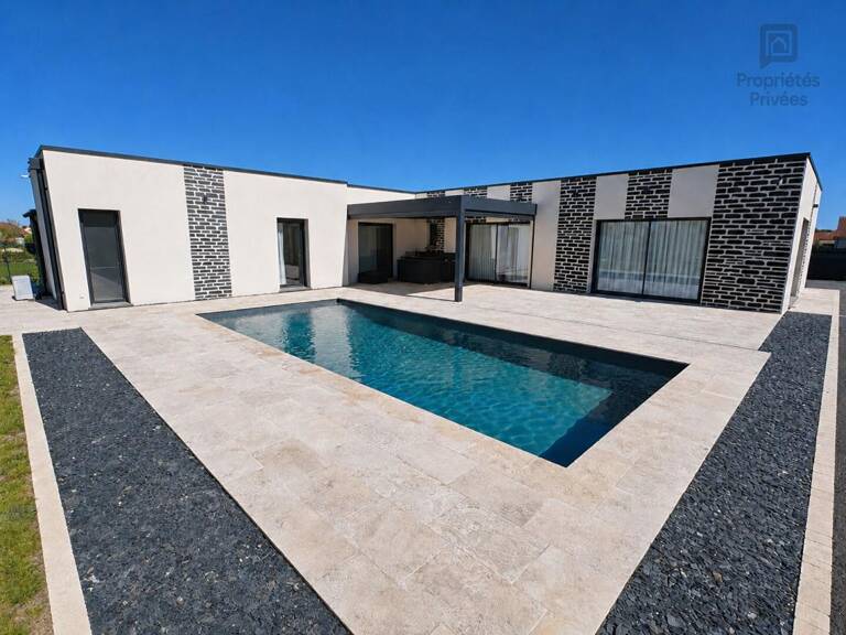 CHÂTEAUROUX, LA MARGOTIÈRE, Maison contemporaine de plain-pied, 5 chambres, bureau, piscine, DPE A — photo 1