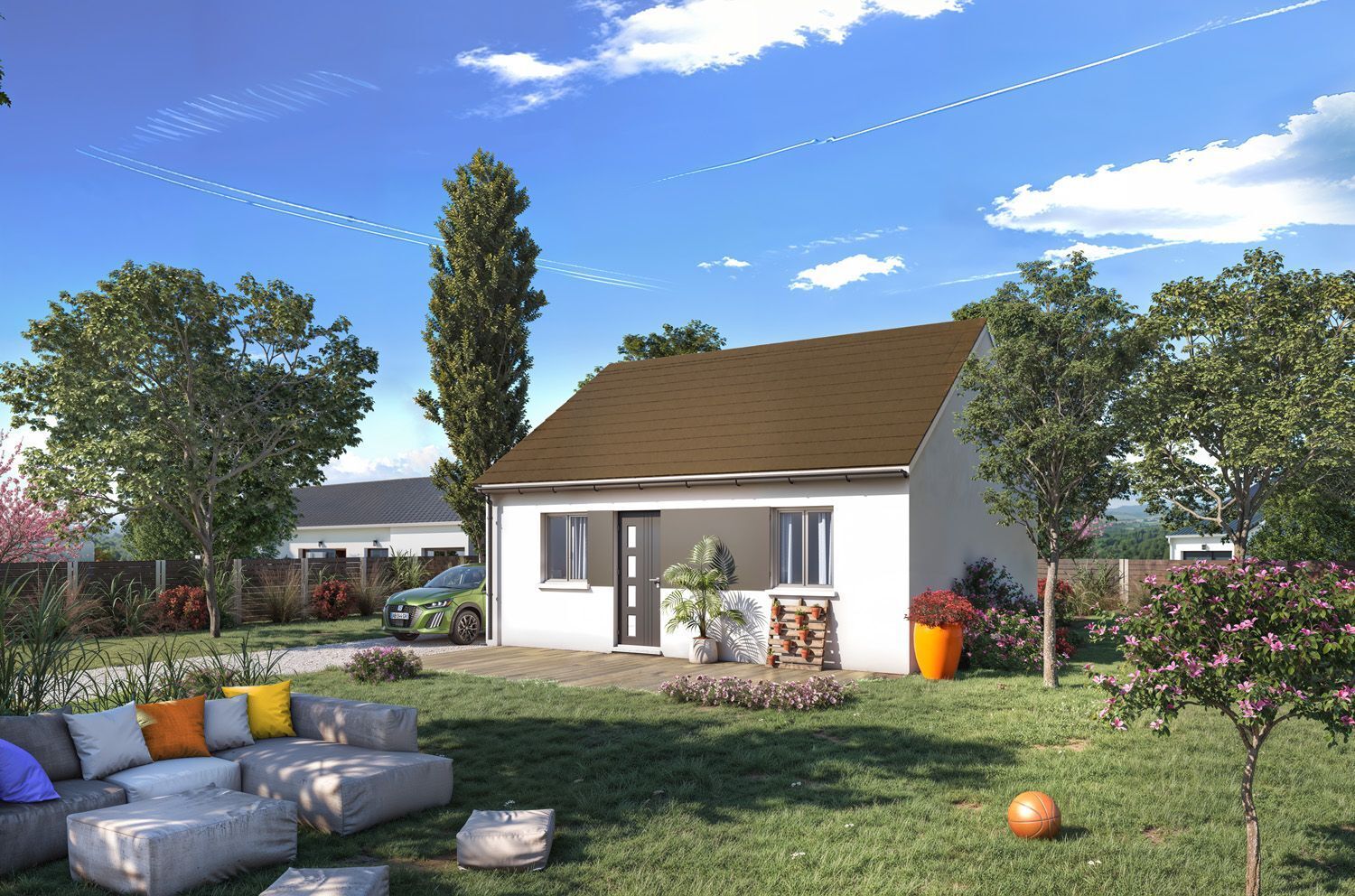 Projet de construction d'une maison 49 m² avec terrain à JONQUIERES (60)
