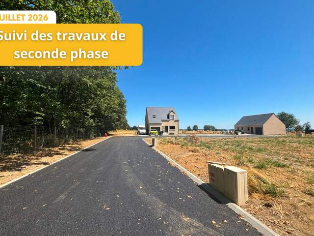 Terrain viabilisé, libre de constructeur — photo du bien