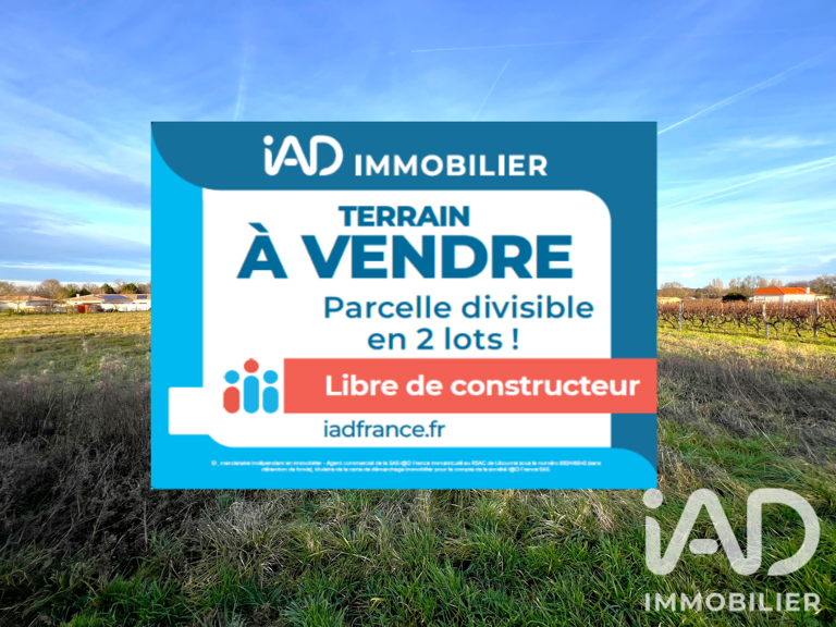 Vente Terrain à bâtir 1 900 m&sup2; — photo 1