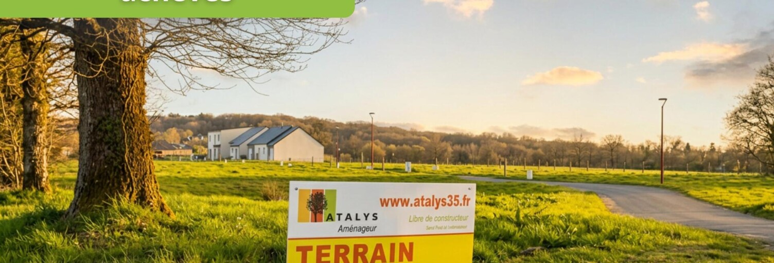 Terrain  459 m² à vendre à Bovel (35330)