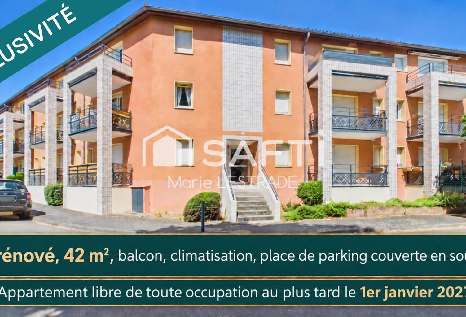 T2 rénové avec balcon - parking et climatisation ! — photo 1
