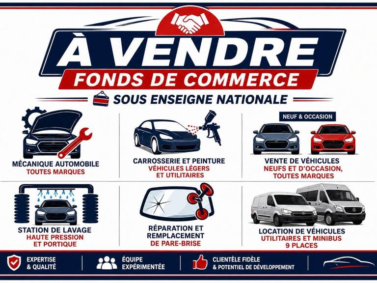 Garage automobile sous enseigne nationale  Affaire rentable, emplacement stratégique et fort potentiel — photo 1