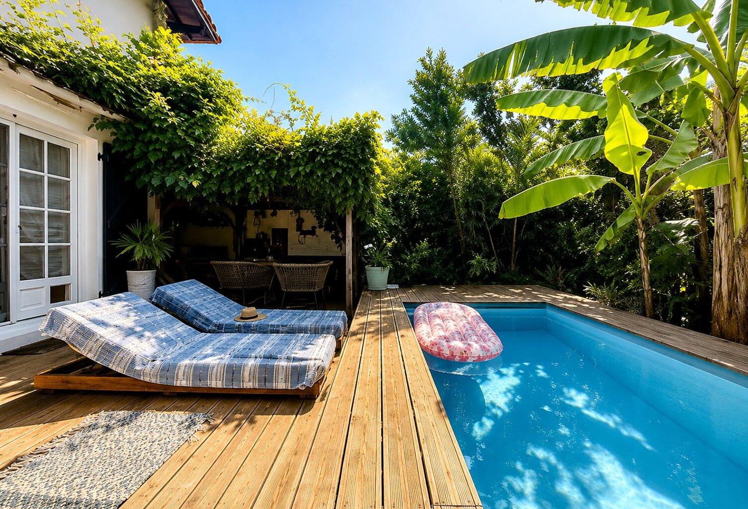 Maison avec jardin et piscine — photo 1