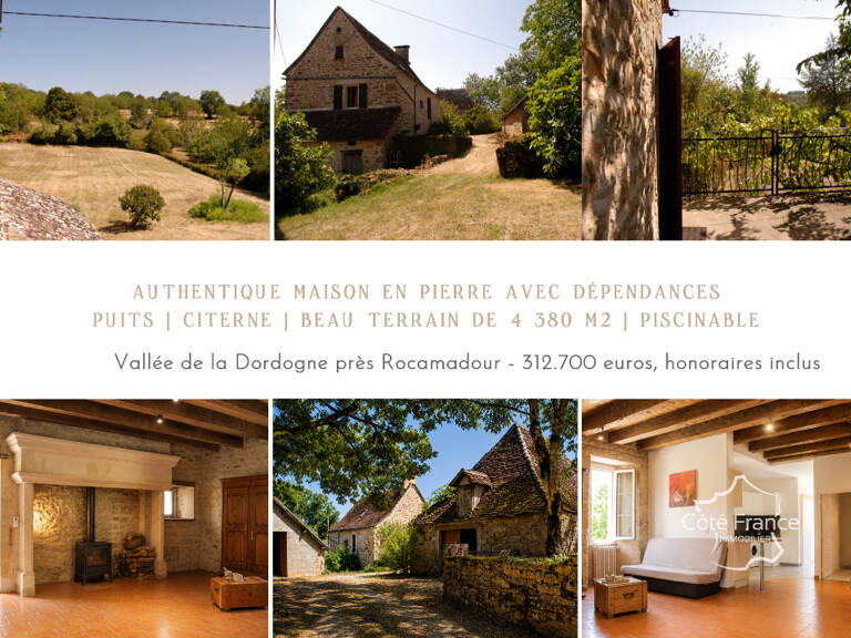 Authentique maison en pierre avec dépendances, puits, citern — photo 1