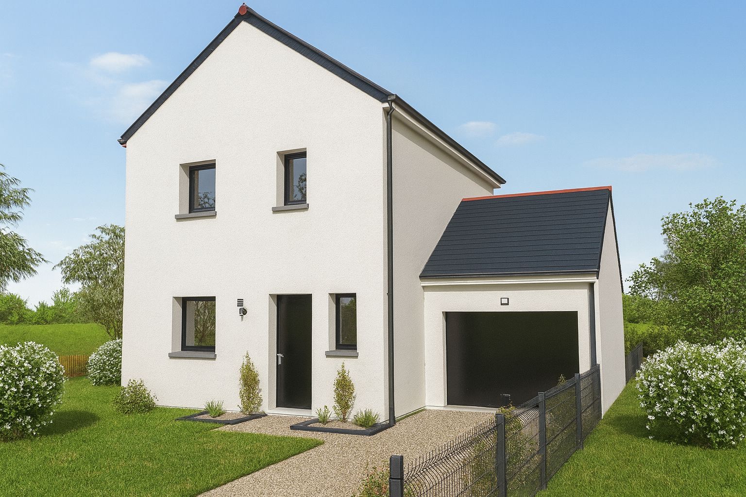 Projet de construction d'une maison 85 m² avec terrain à PLONEIS (29)