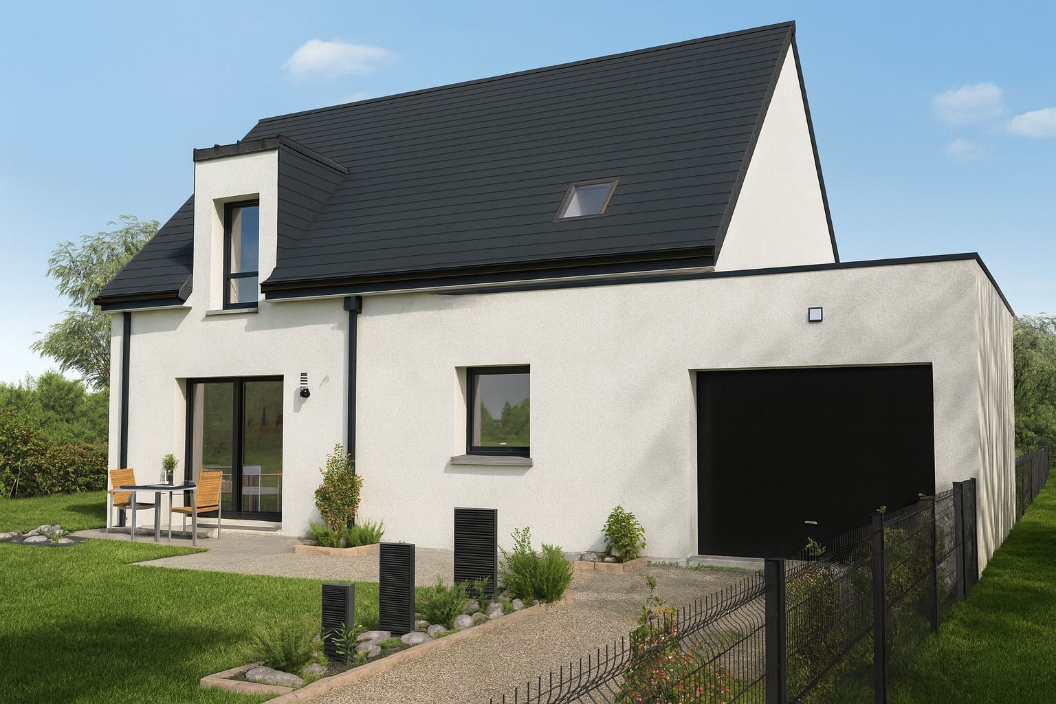 Projet de construction d'une maison 105 m² avec terrain à PLONEIS (29)