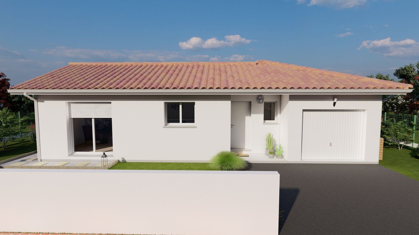 Projet de construction d'une maison 94.24 m² avec terrain à AUDIGNON (40)