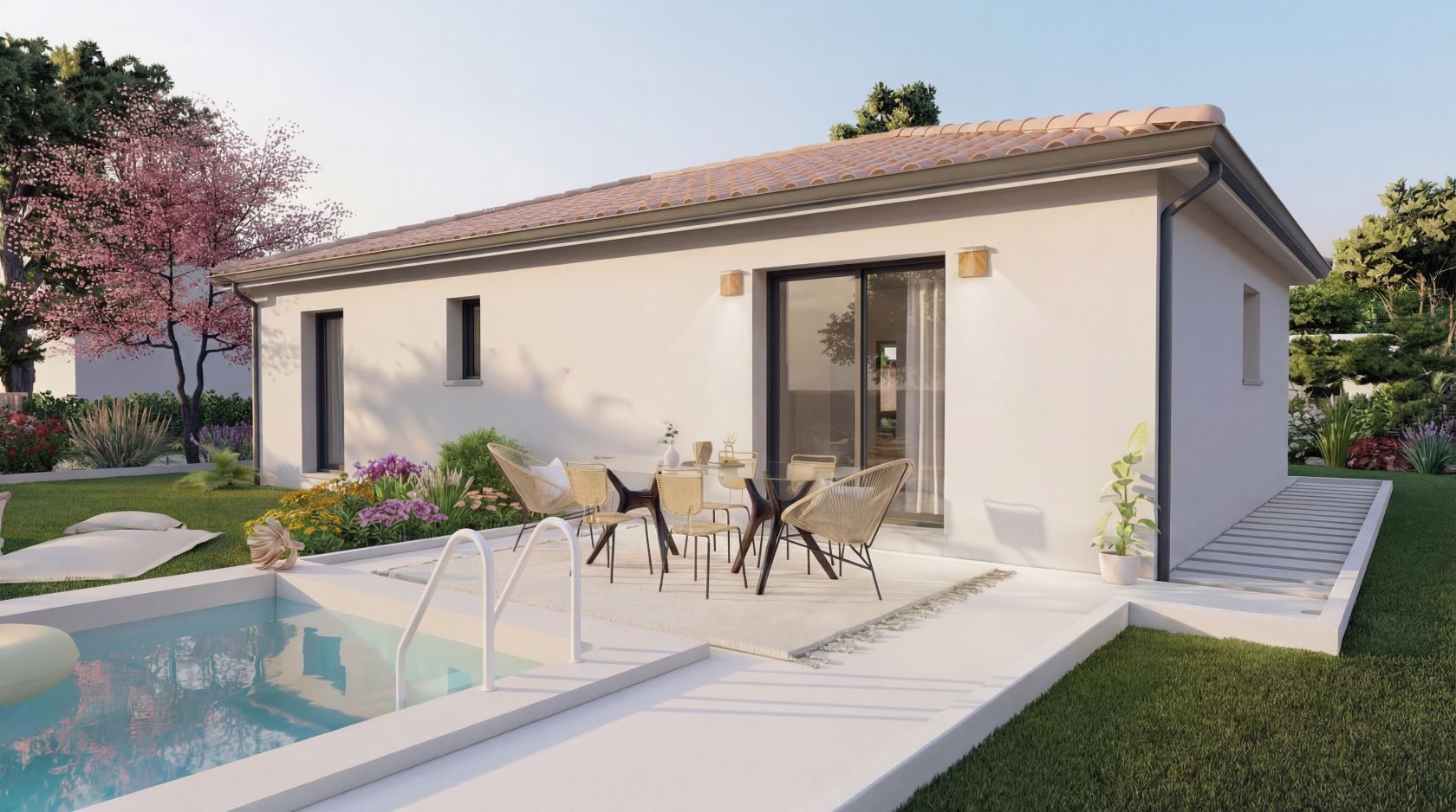 Projet de construction d'une maison 75 m² avec terrain à LAHONCE (64)