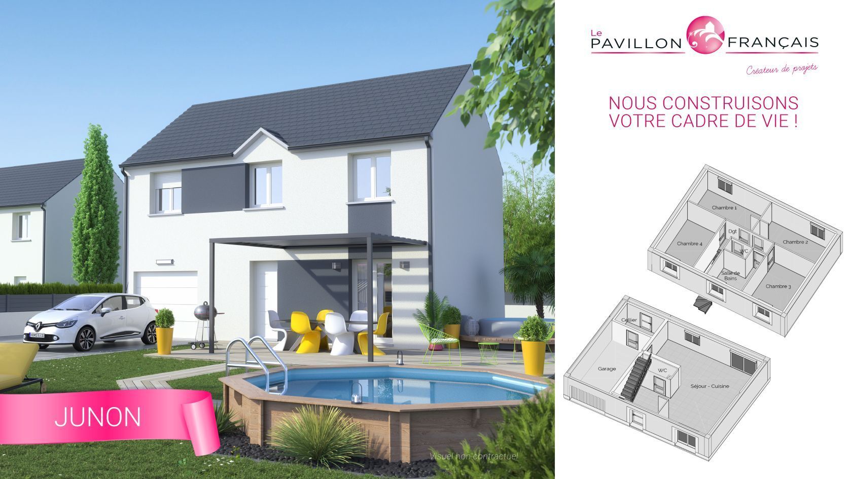 Projet de construction d'une maison 100 m² avec terrain à BREGY (60)