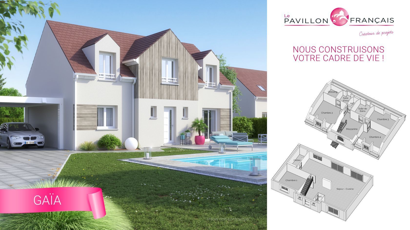 Projet de construction d'une maison 150 m² avec terrain proche CHANTILLY (60)