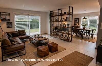 Maison contemporaine, plage à pied — photo du bien