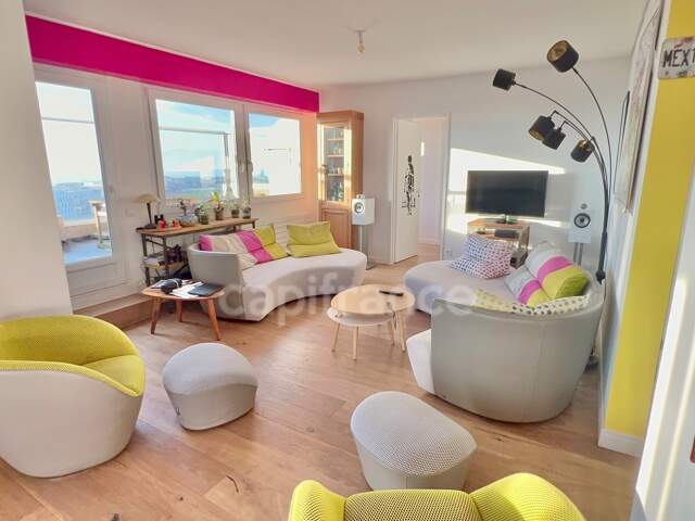 Dpt Finistère (29),BREST, PROCHE CENTRE VILLE, APPARTEMENT 159 M2, DERNIER ETAGE, TERRASSE, VUE PANORAMIQUE, VUE MER, DEUX GARAGES, DOUBLE ASCENSEURS — photo du bien