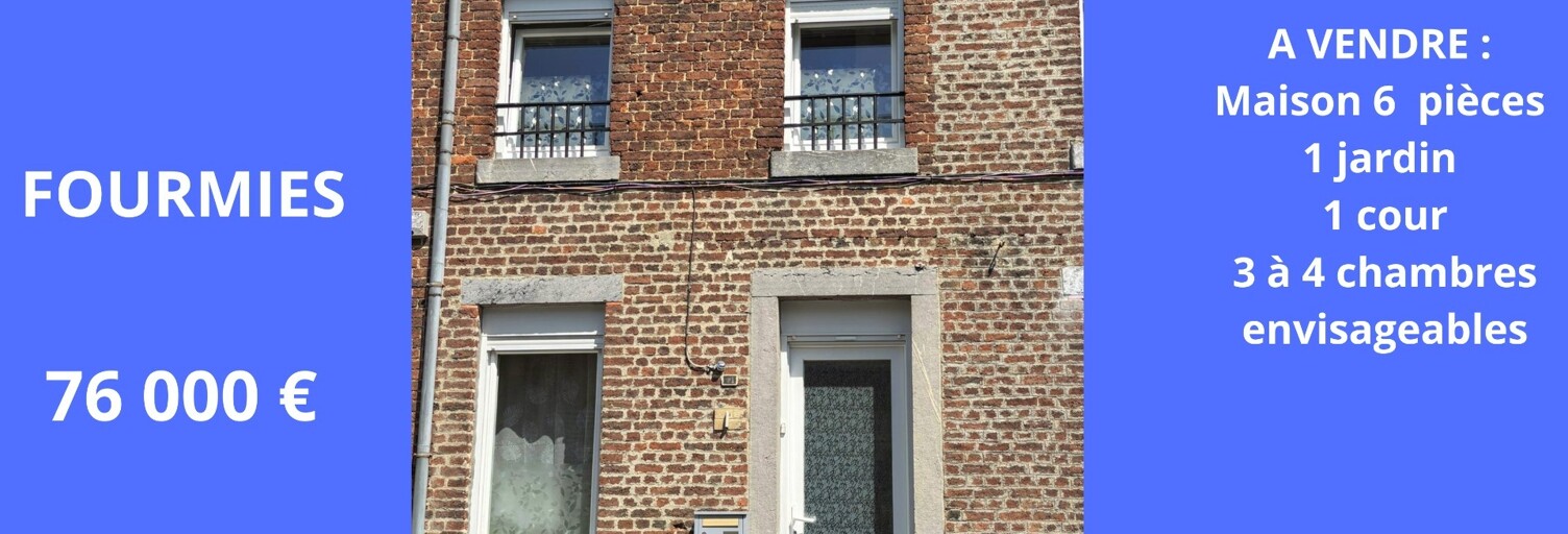 Maison 5 Pièces 79 m² à vendre à Fourmies (59610)
