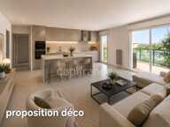 SÉRIGNAN – Grande terrasse, aperçu mer, 2 chambres + bureau et garage — photo 4