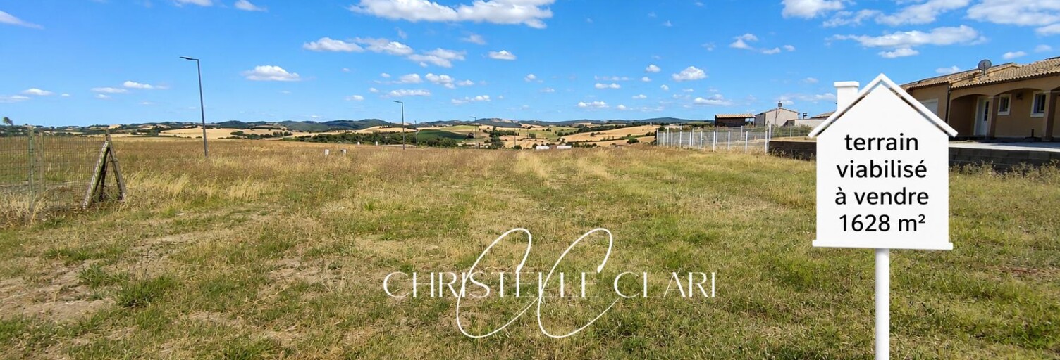 Terrain  1628 m² à vendre à Villeneuve-lès-Montréal (11290)