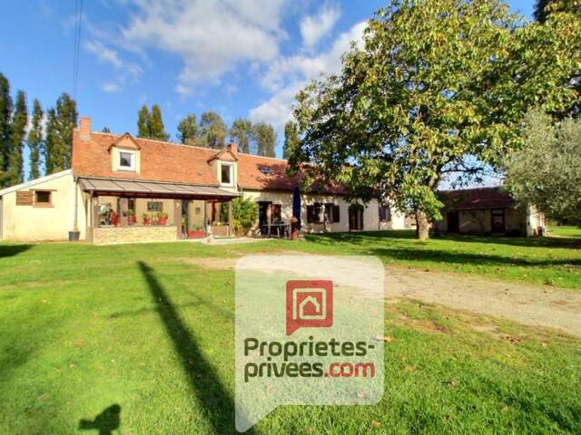 A VENDRE à 1h15 de PARIS - SUPERBE PROPRIETE avec PISCINE, MARE, DEPENDANCES, TERRAIN 2,3 HECTARES — photo du bien