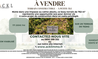 Terrain  762 m² à vendre à Petite-Île (97429)