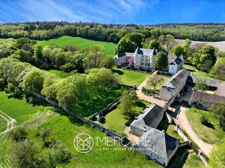 CHATEAU XV-XVIIe IMH avec COMMUNS et FUIE sur 100 HA — photo 1