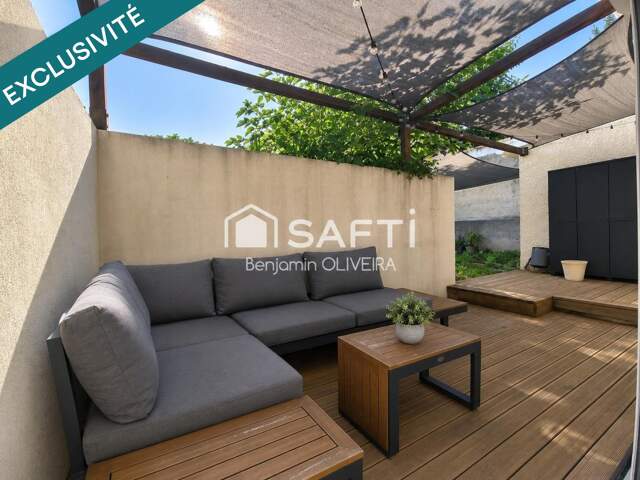 Maison individuelle 2 pièces de 48 m² avec terrasse et jardin — photo du bien