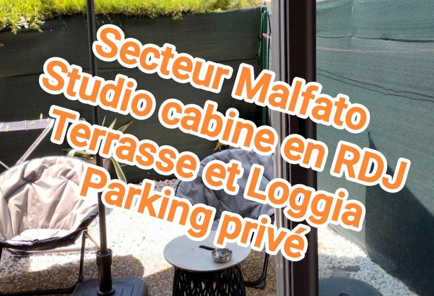 En RDJ appartement avec terrasse et parking privé. — photo 1