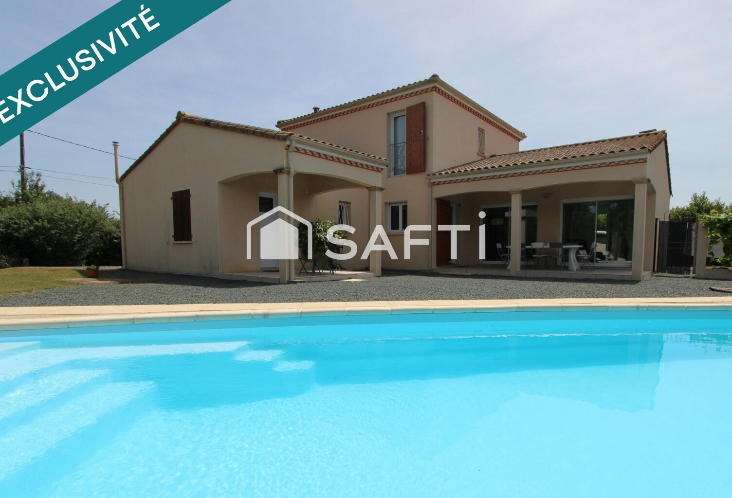 MAISON 3 CHAMBRES / PISCINE / TERRAIN — photo 1